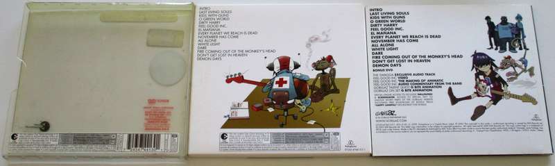 GORILLAZ Demon Days 724347441301 CD+DVD
