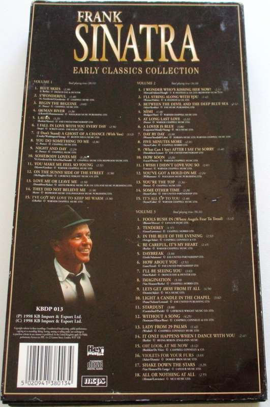 FRANK SINATRA Early Classics Collection 3xCD BOX SET