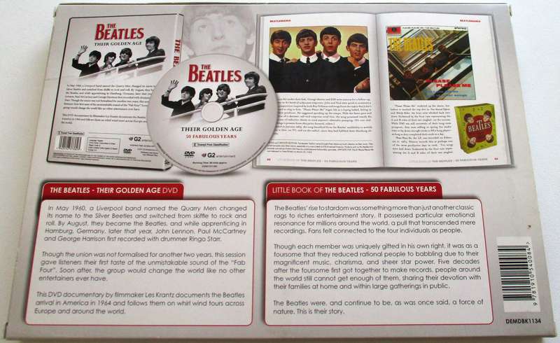 THE BEATLES Music Legends DVD+BOOK BOX SET