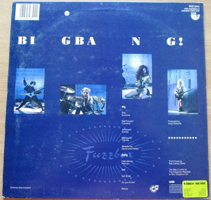 FUZZBOX Big Bang! LP Vinyl Record