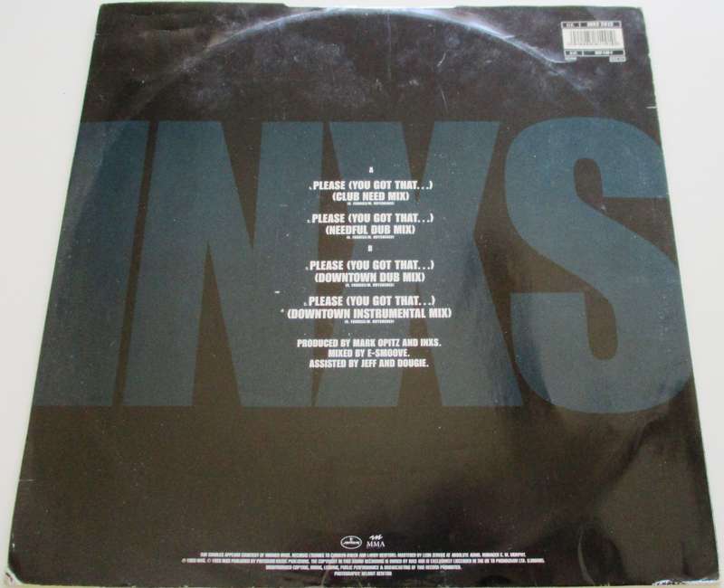 INXS Please (You Got That) 12" Maxi Single VINYL Record