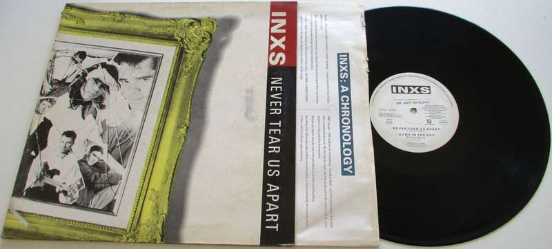 INXS Never Tear Us Apart GATEFOLD 12" Maxi Single VINYL Record