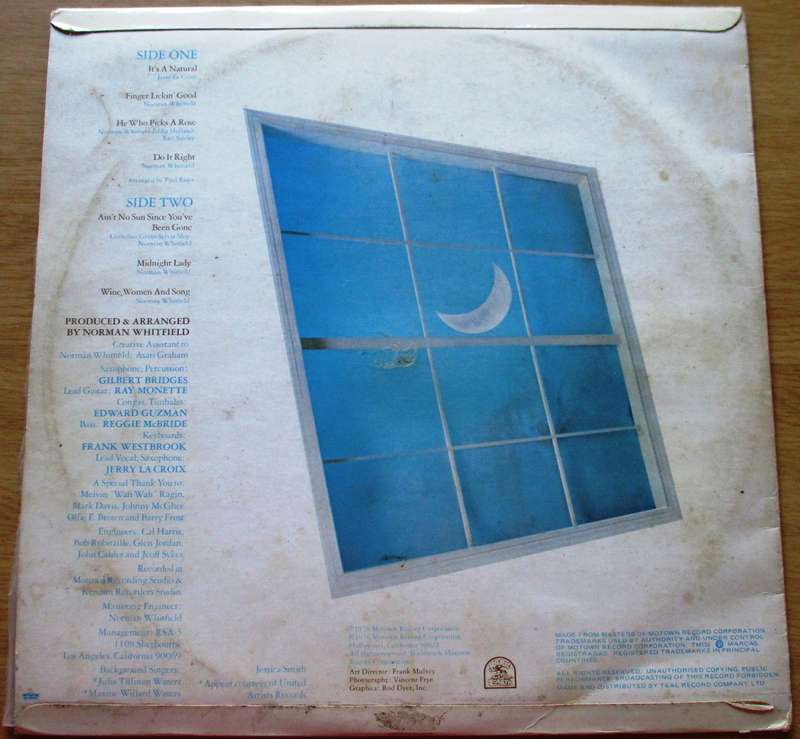 RARE EARTH Midnight Lady LP Vinyl Record