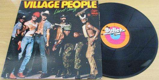 VILLAGE PEOPLE Live and Sleazy 2xLP VINYL Record