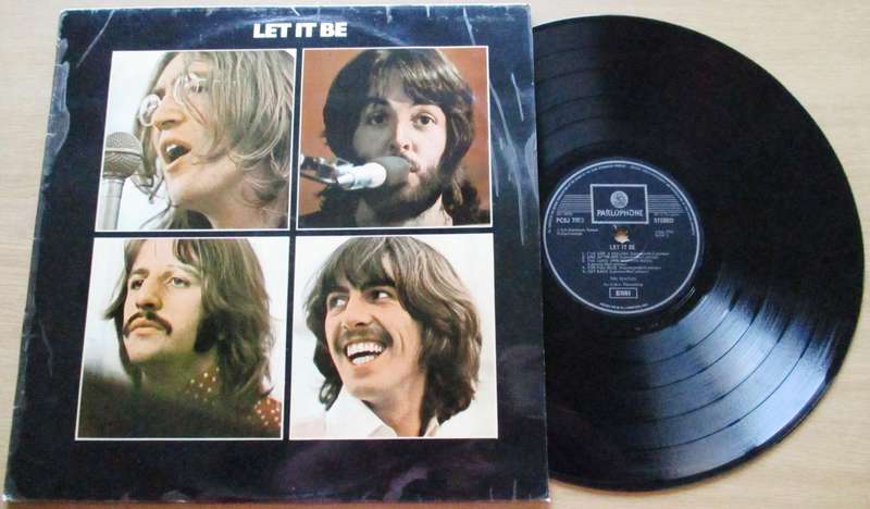 THE BEATLES Let it Be LP Vinyl Record