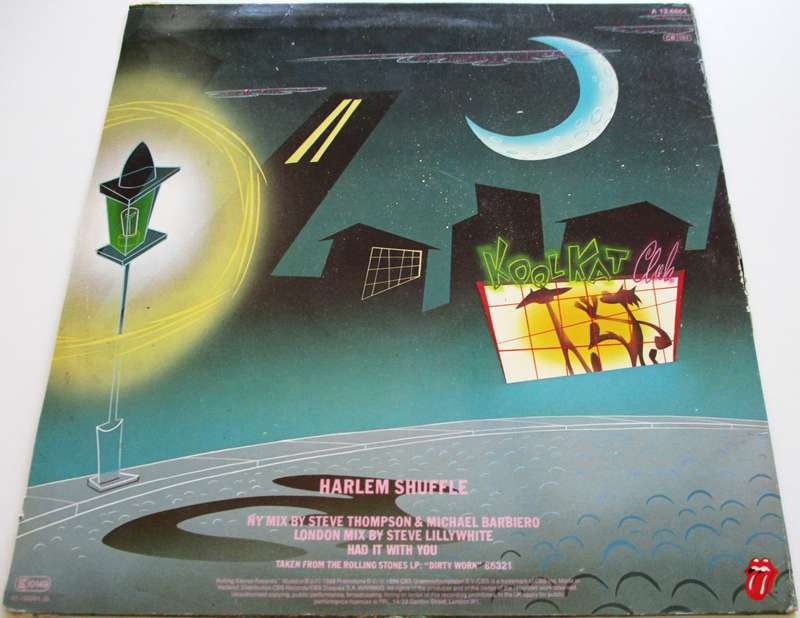 THE ROLLING STONES Harlem Shuffle 12" Maxi Single VINYL Record