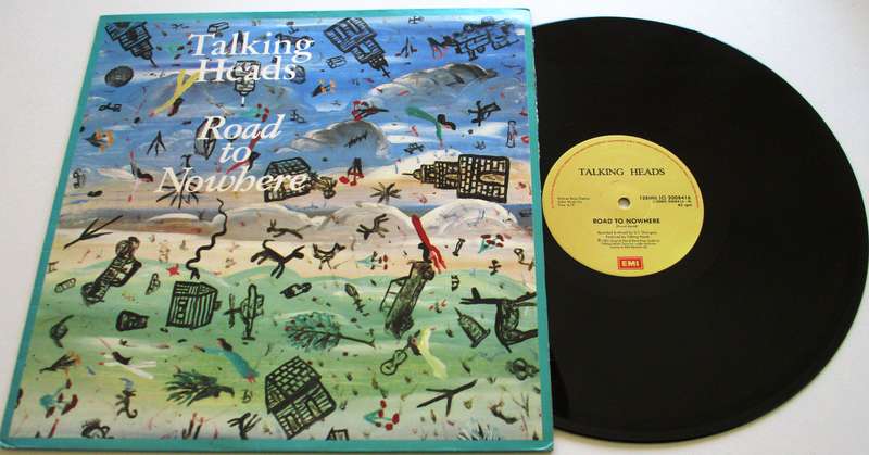 TALKING HEADS Road to Nowhere / Television Man South African Pressing 12" Maxi Single VINYL Record