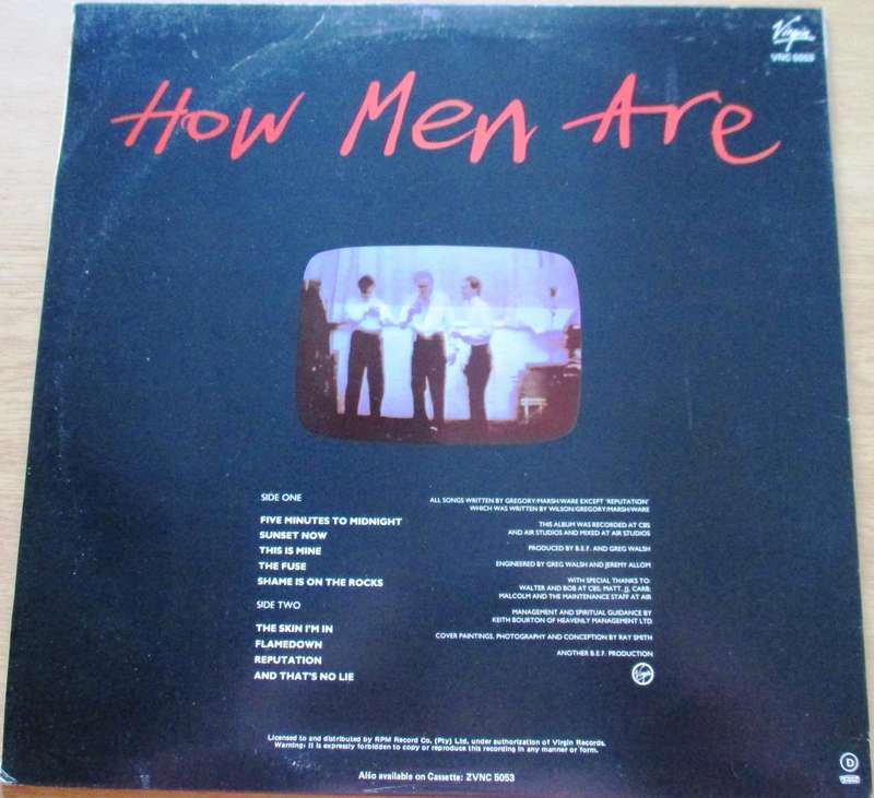 HEAVEN 17 How Men Are LP Vinyl Record