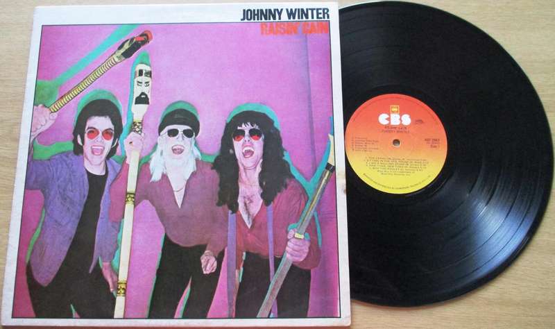 JOHNNY WINTER Raisin' Cain LP Vinyl Record