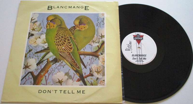 BLANCMANGE Don't Tell Me 12" Maxi Single VINYL Record