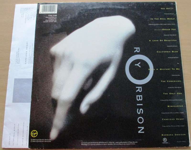 ROY ORIBISON Mystery Girl LP Vinyl Record