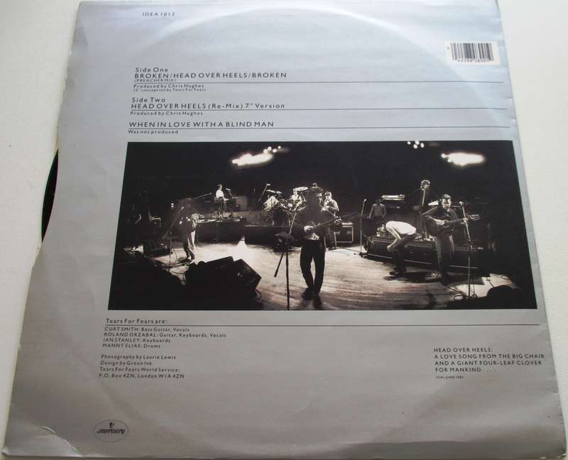 TEARS FOR FEARS Head Over Hills 12" Maxi Single VINYL Record