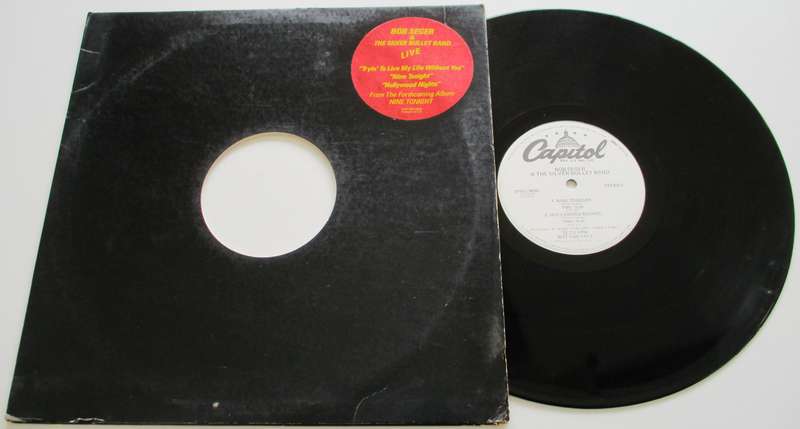 BOB SEGER & THE SILVER BULLET BAND Live VINYL Record