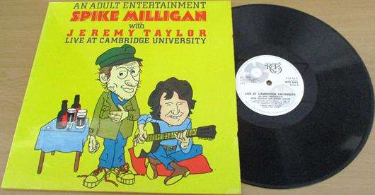 SPIKE MILLINGAN with JEREMY TAYLOR An Adult Entertainment Live at Cambridge 2xLP VINYL Record