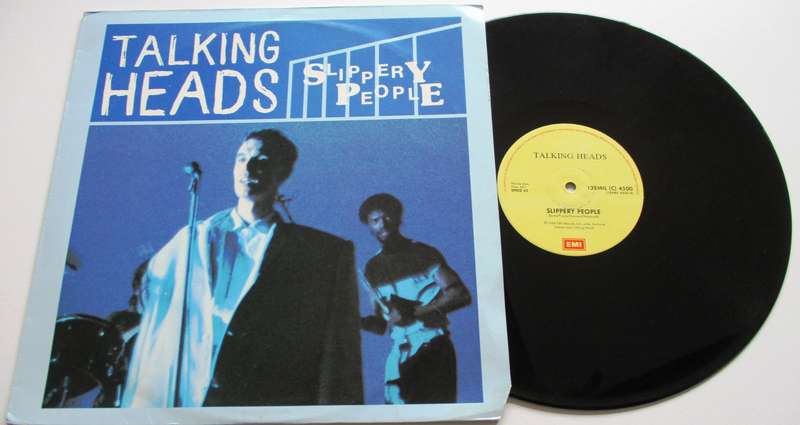 TALKING HEADS Slippery People 12" Maxi Single VINYL Record
