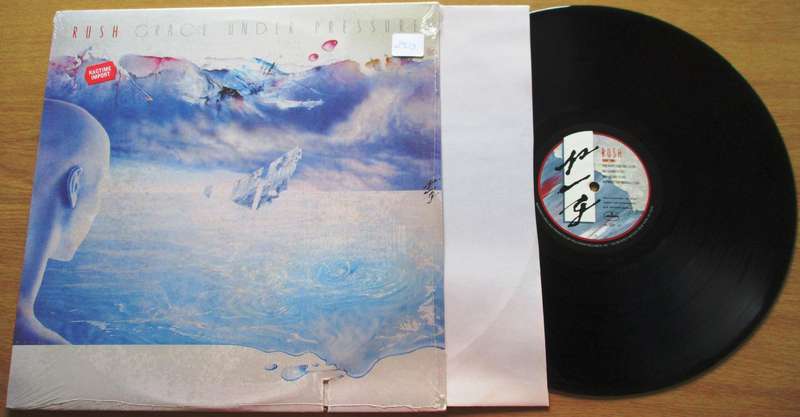 RUSH Grace Under Pressure LP VINYL RECORD
