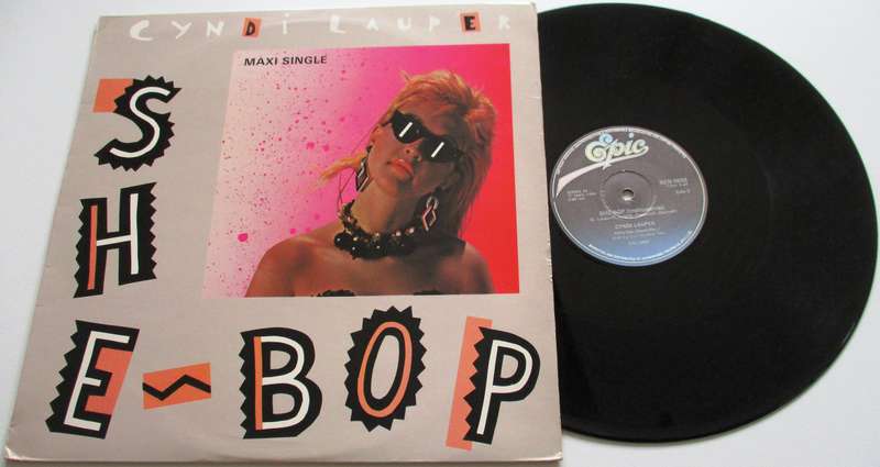 CYNDI LAUPER She Bop 12" Maxi Single VINYL Record