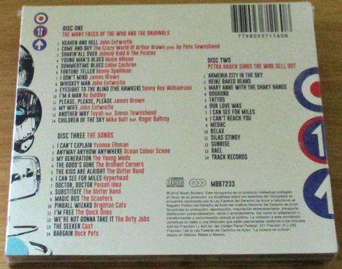 The Many Faces of THE WHO Journey Through The Inner World Of THE WHO3xCD Digipak [Zx1]