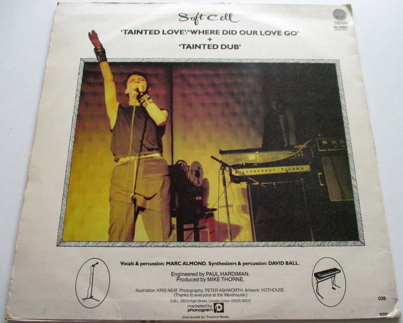 SOFT CELL Tainted Love / Where Did Our Love Go 12" Maxi Single VINYL Record