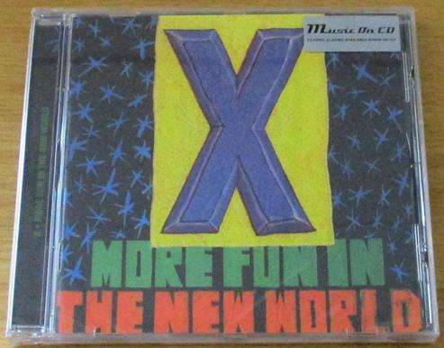 X  More Fun In The New World CD [old skool punk rock]