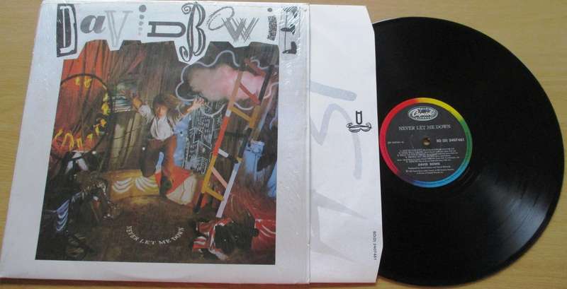 DAVID BOWIE Never Let Me Down VINYL LP Record