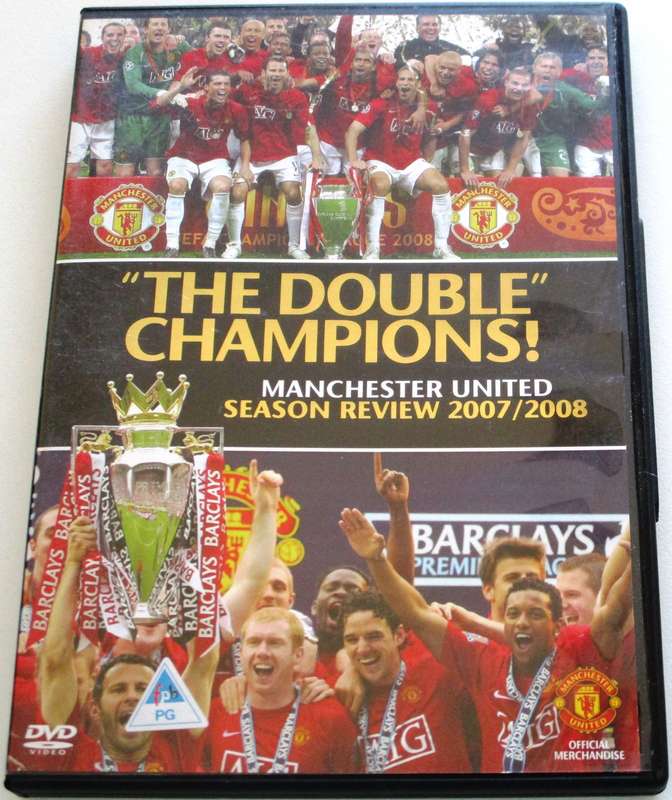 MANCHESTER UNITED the double Champions Season Review 2007/2008 DVD [BBOX 5]