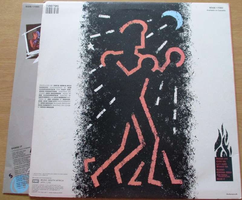 DAVID BOWIE Let's Dance VINYL LP Record