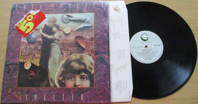 LONE JUSTICE Shelter VINYL LP Record