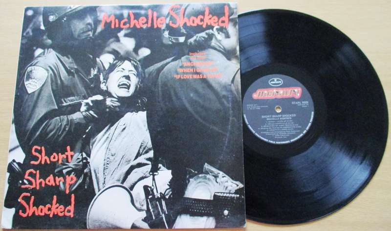 MICHELLE SHOCKED Short  Sharp Shocked LP VINYL Record