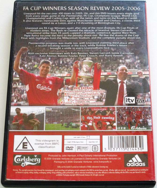 LIVERPOOL Season Review 2005/2006 DVD [BBOX 5]