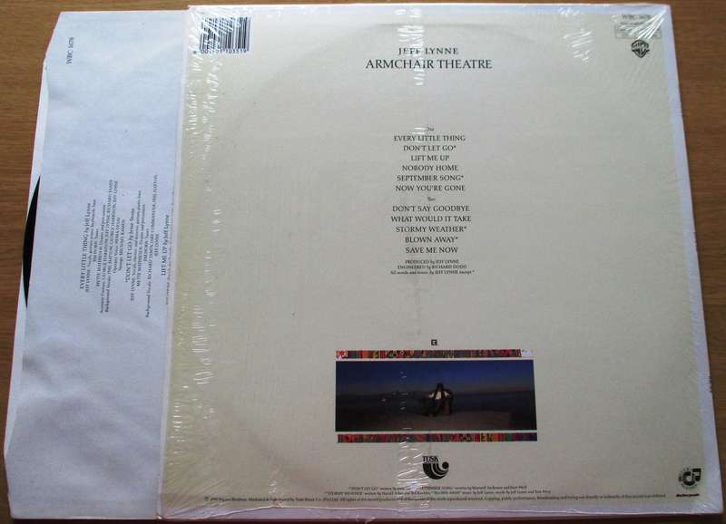 JEFF LYNNE OF ELO Armchair Theatre South African Pressing LP VINYL RECORD "MISPRINT"