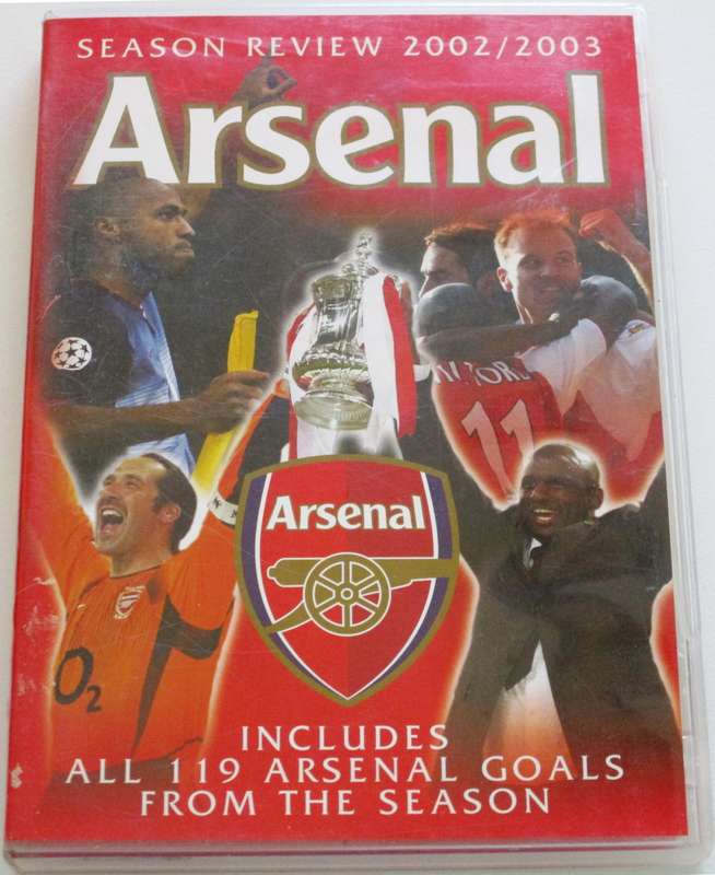 ARSENAL Season Review 2002/2003 DVD [BBOX 5]