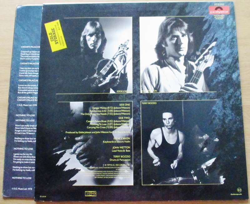UK Danger Money VINYL LP Record