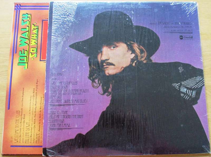 JOE WALSH So What VINYL LP Record