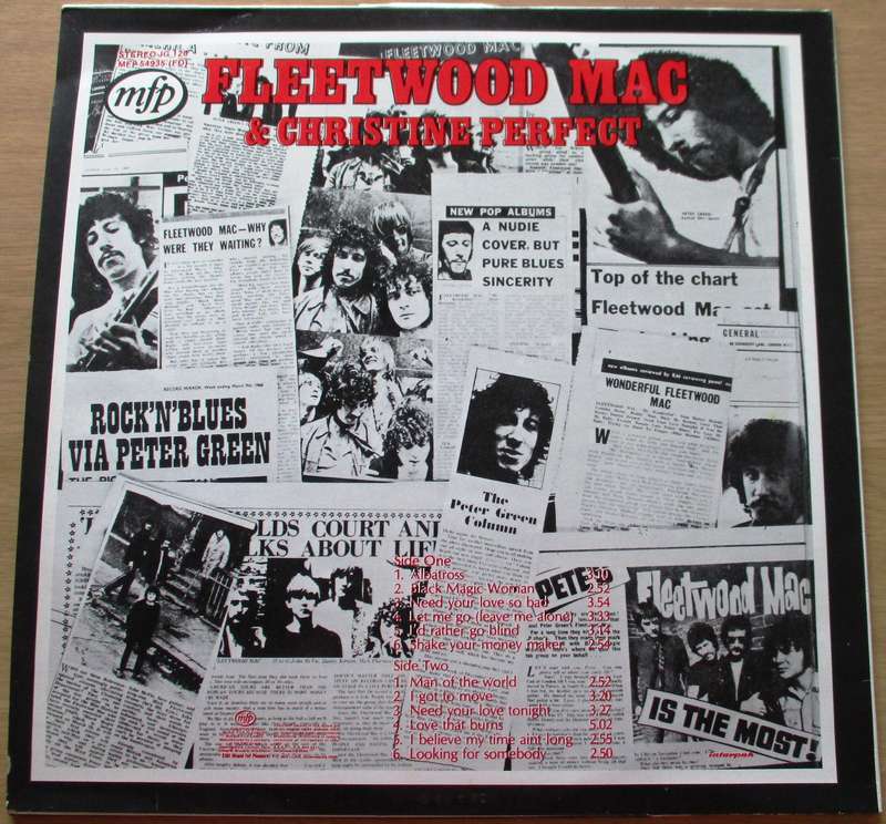 FLEETWOOD MAC & CHRISTINE PERFECT VINYL LP Record