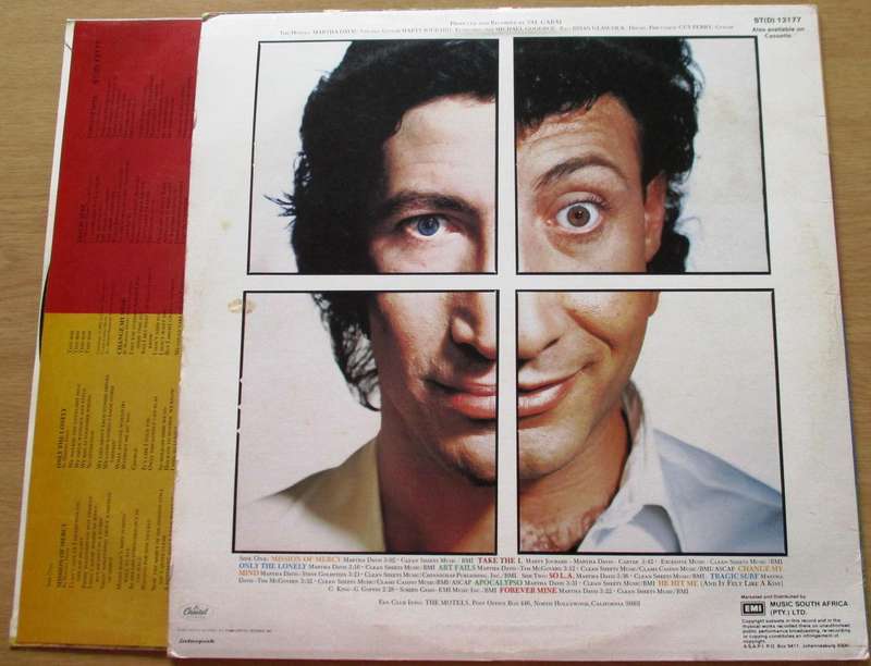 THE MOTELS All Four One VINYL LP Record