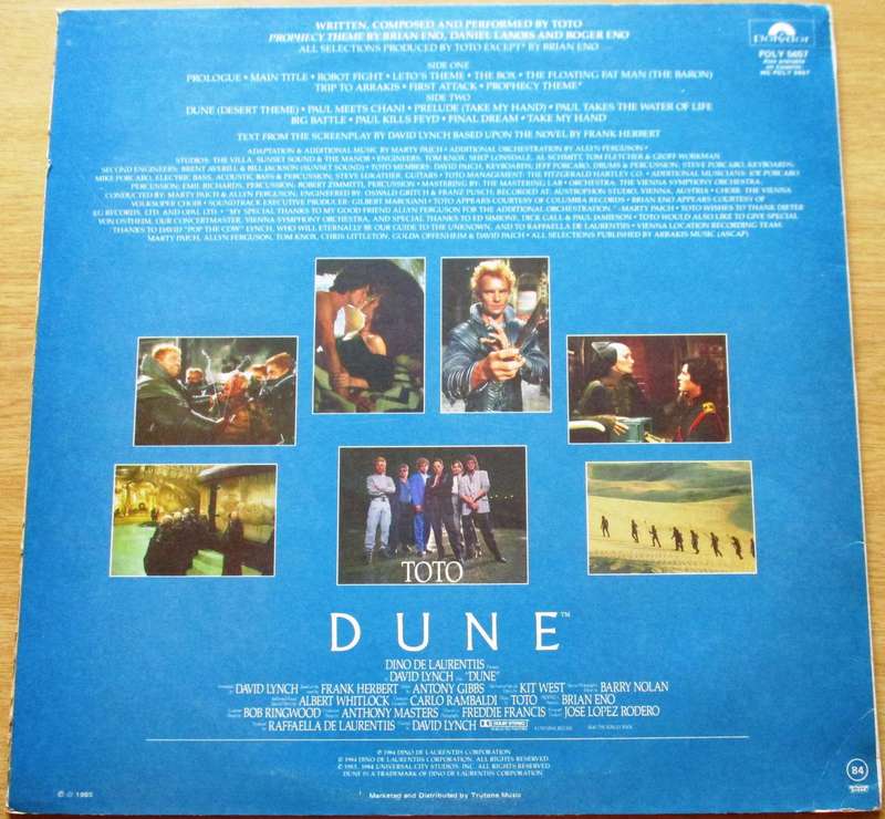 DUNE O.S.T.  LP Vinyl Record
