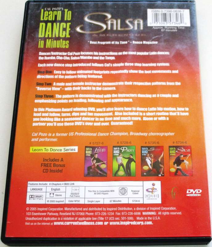 SALSA Learn to Dance in Minutes 2xDVD [BBOX 7]