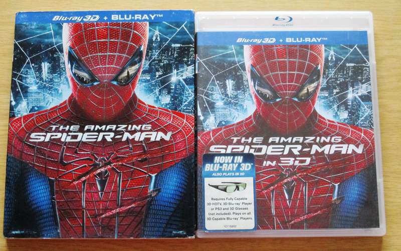 THE AMAZING SPIDER-MAN BLU RAY + BLU RAY 3D [BLU RAY SHELF]