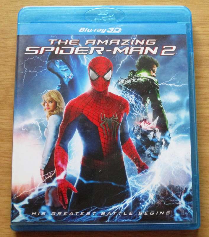 THE AMAZING SPIDER-MAN 2 BLU RAY 3D [BLU RAY SHELF]