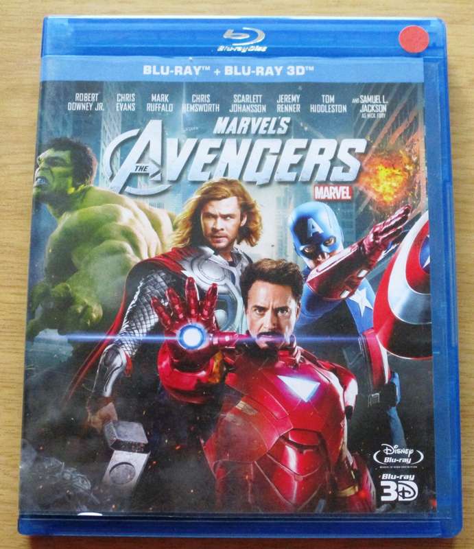 AVENGERS BLU RAY + BLU RAY 3D [BLU RAY SHELF]