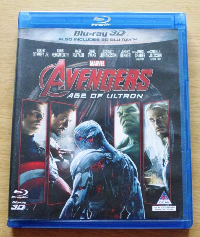AVENGERS AGE OF ULTRON BLU RAY + BLU RAY 3D [BLU RAY SHELF]