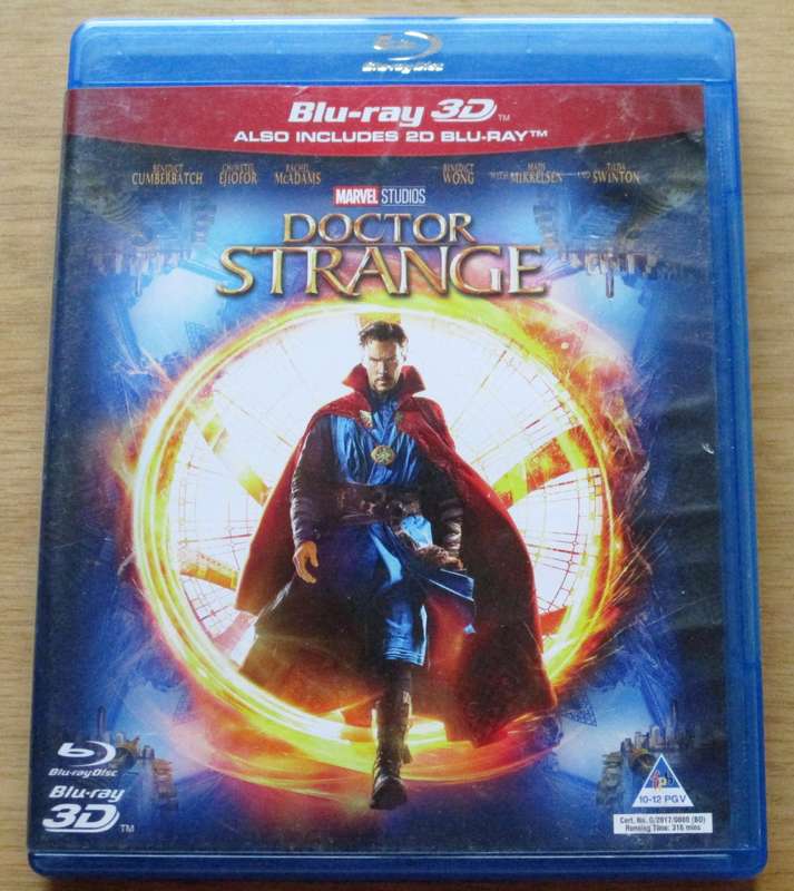DOCTOR STRANGE BLU RAY + BLU RAY 3D [BLU RAY SHELF]