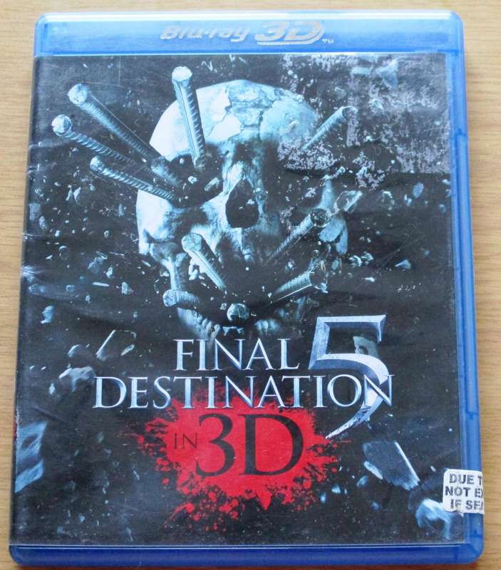 FINAL DESTINATION 5 BLU RAY + BLU RAY 3D [BLU RAY SHELF]
