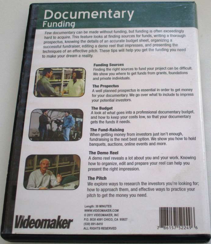 DOCUMENTARY FUNDING DVD  [BBOX 3]