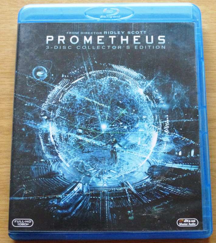 PROMETHEUS BLU RAY + BLU RAY 3D 3 DISC COLLECTOR'S EDITION [BLU RAY SHELF]
