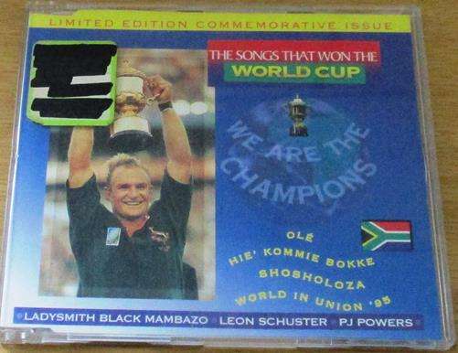PJ POWERS LEON SCHUSTER Ladysmith Black Mambazo The Songs that Won the World Cup CD [singles box]