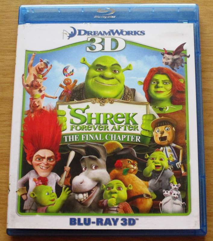 SHREK Forever After The Final Chapter 3D BLU RAY 3D  [BLU RAY SHELF]
