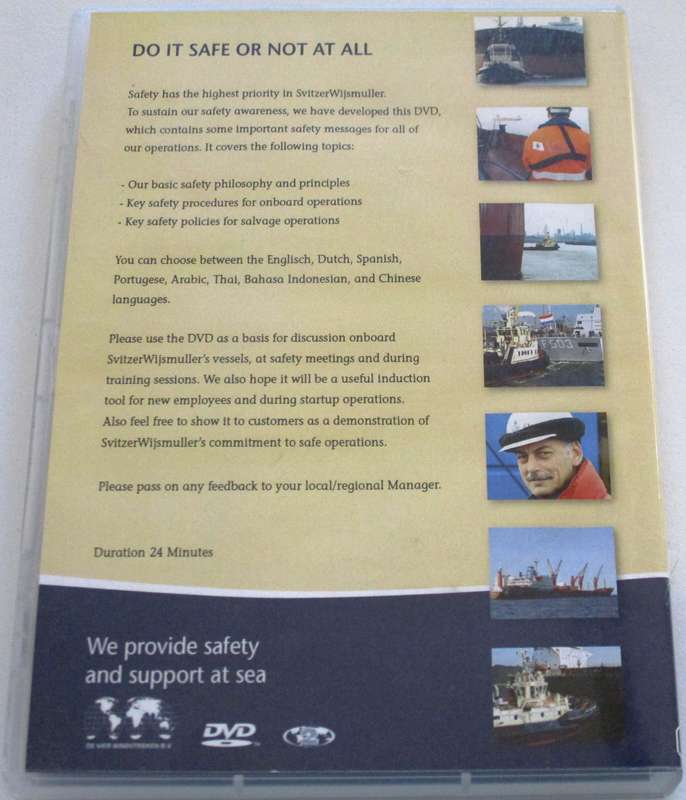 SAFTETY AT SEA  Do It Safe or Not at All DVD [BBOX 7]