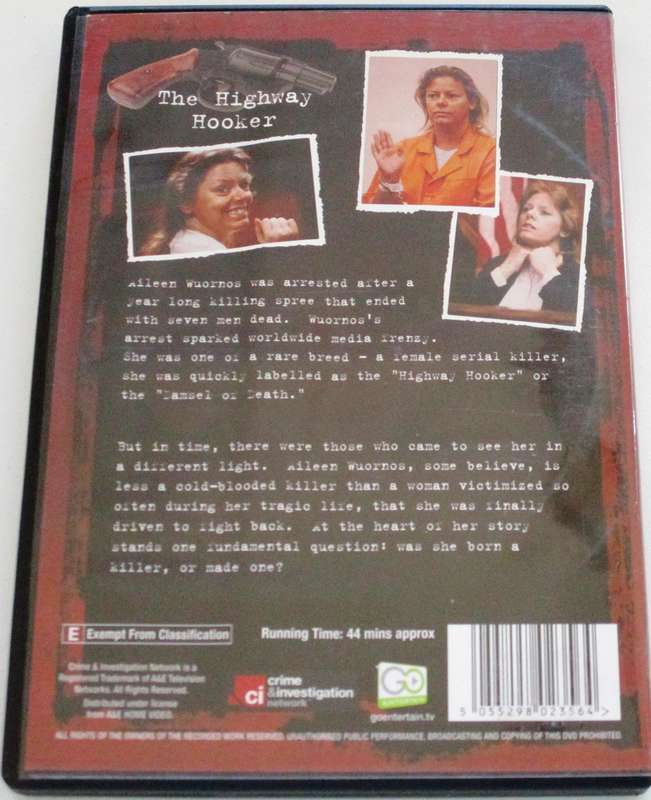 NOTORIOUS KILLERS Aileen Wuornos DVD [BBOX 8]